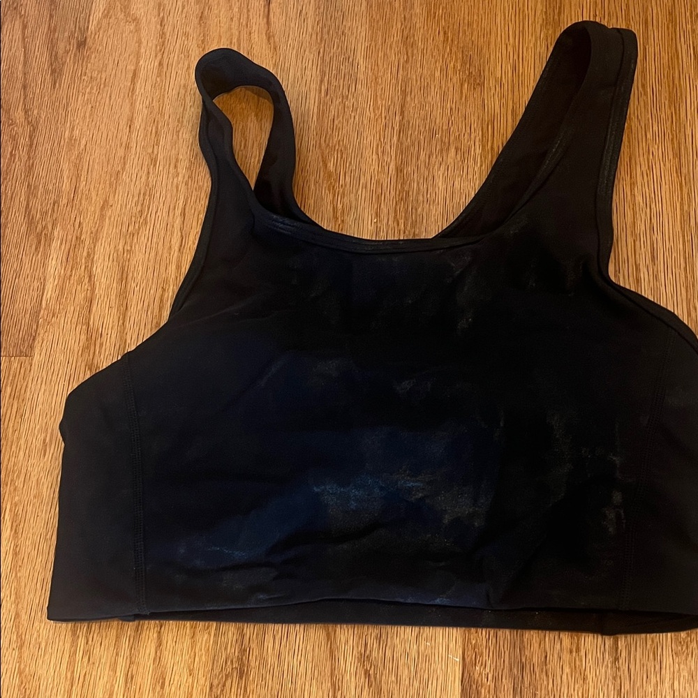 Mono B Dark Navy and Black Women's Sports Bra